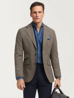 Hombre Alvaro Moreno Americanas|AMERICANA CHARLIE TWIST MARRÓN