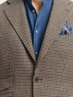 Hombre Alvaro Moreno Americanas|AMERICANA CHARLIE TWIST MARRÓN