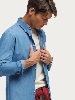 Hombre Alvaro Moreno Casual|CAMISA DENIM B.DOWN