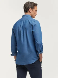 Hombre Alvaro Moreno Casual|CAMISA DENIM SLUB