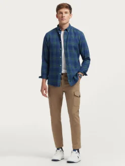 Hombre Alvaro Moreno Franela|CAMISA FLANNEL TARTAN