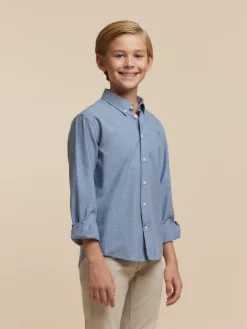 Alvaro Moreno Camisas|CAMISA FLANNEL TWILL KIDS