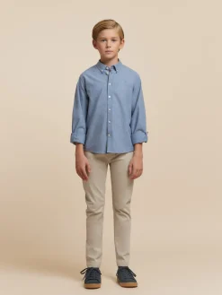 Alvaro Moreno Camisas|CAMISA FLANNEL TWILL KIDS