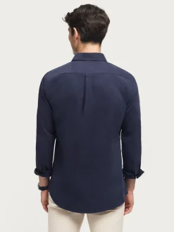 Hombre Alvaro Moreno Casual|CAMISA MICROPANA JACK AZUL MARINO