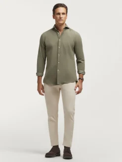 Hombre Alvaro Moreno Casual|CAMISA MICROPANA JACK VERDE