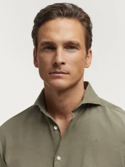 Hombre Alvaro Moreno Casual|CAMISA MICROPANA JACK VERDE