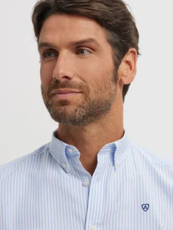 Hombre Alvaro Moreno Oxford|CAMISA OXFORD RAYAS BASIC