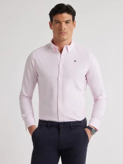 Hombre Alvaro Moreno Oxford|CAMISA OXFORD RAYAS BASIC
