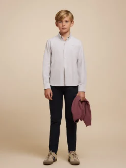 Alvaro Moreno Camisas|CAMISA OXFORD SOLID KIDS