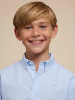 Alvaro Moreno Camisas|CAMISA OXFORD SOLID KIDS