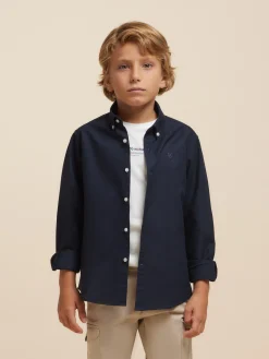 Alvaro Moreno Camisas|CAMISA OXFORD SOLID KIDS