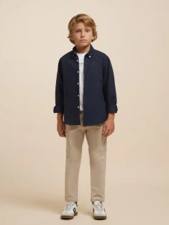 Alvaro Moreno Camisas|CAMISA OXFORD SOLID KIDS