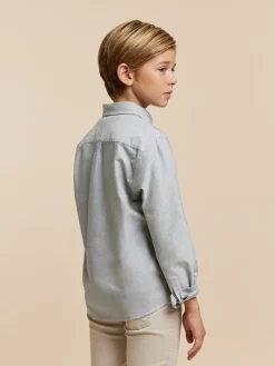 Alvaro Moreno Camisas|CAMISA OXFORD SOLID KIDS