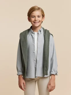 Alvaro Moreno Camisas|CAMISA OXFORD SOLID KIDS
