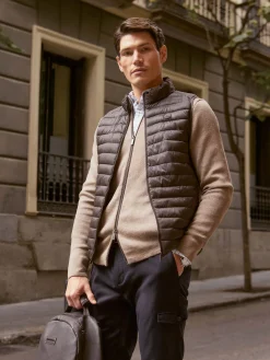 Hombre Alvaro Moreno Chalecos|CHALECO NIRO MARRÓN