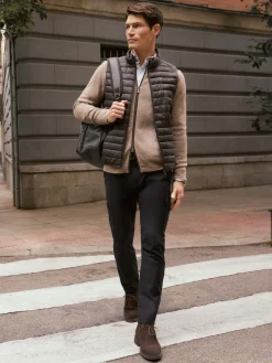 Hombre Alvaro Moreno Chalecos|CHALECO NIRO MARRÓN