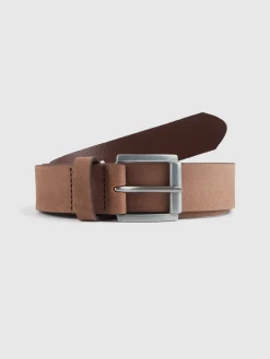 Hombre Alvaro Moreno Cinturones|CINTURON NOBUCK MARRÓN