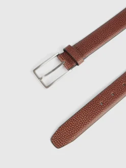 Hombre Alvaro Moreno Cinturones|CINTURON VESTIR LEATHER MARRÓN