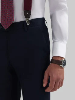 Hombre Alvaro Moreno Trajes|Trajes - Vestir|PANTALON TWILL CADETE