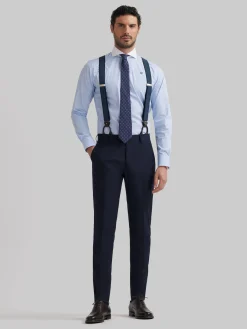Hombre Alvaro Moreno Trajes|Trajes|PANTALON TWILL CRUZADO