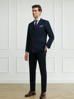Hombre Alvaro Moreno Trajes|Trajes|PANTALON TWILL CRUZADO