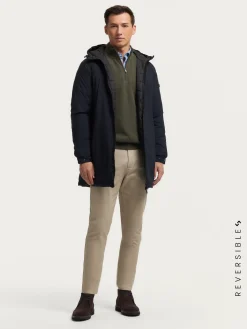 Hombre Alvaro Moreno Cazadoras Y Parkas|PARKA RATCHED REVERSIBLE | MARRÓN