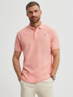 Hombre Alvaro Moreno Polos Y Poleras|POLO BASIC SALMÓN