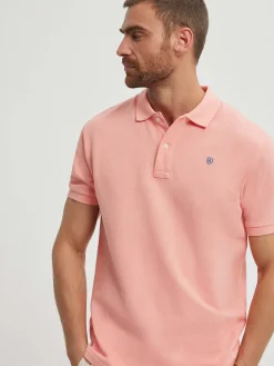 Hombre Alvaro Moreno Polos Y Poleras|POLO BASIC SALMÓN